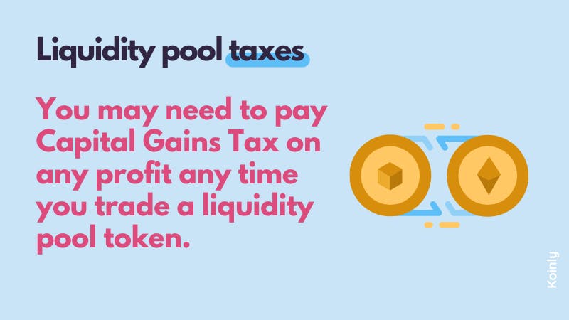 Liquidity pool taxes
