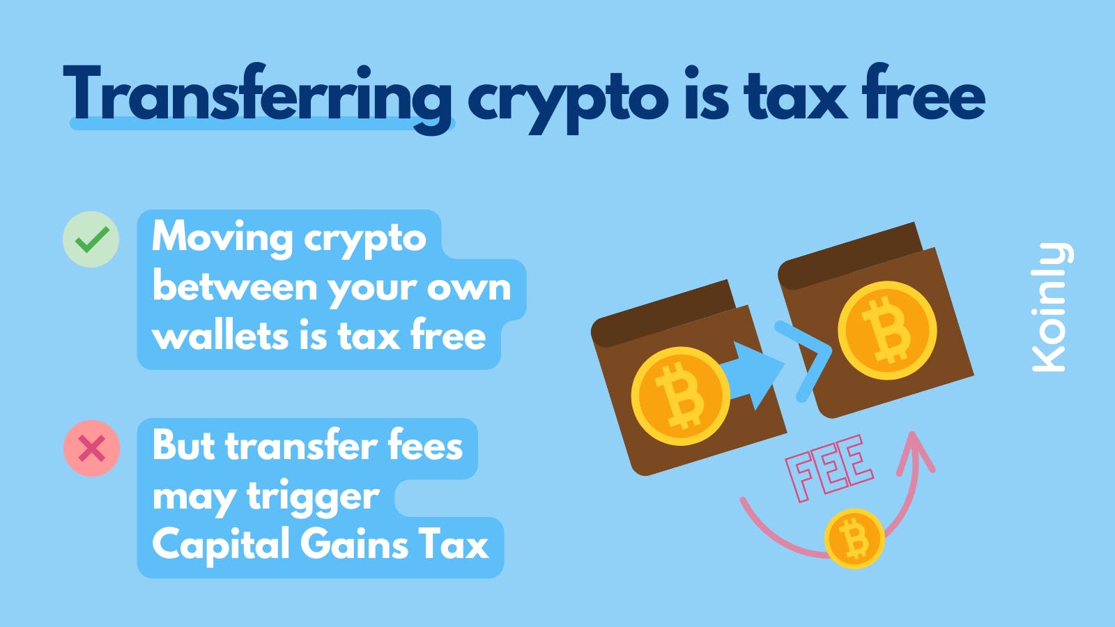 transferring crypto is tax free