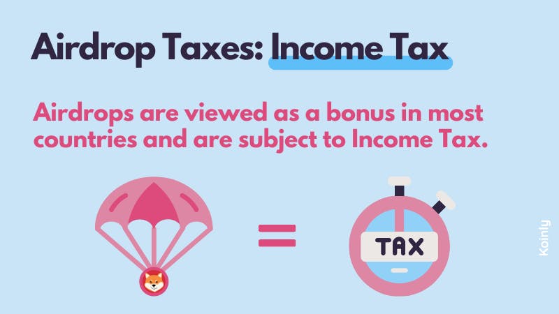 Airdrops = income tax