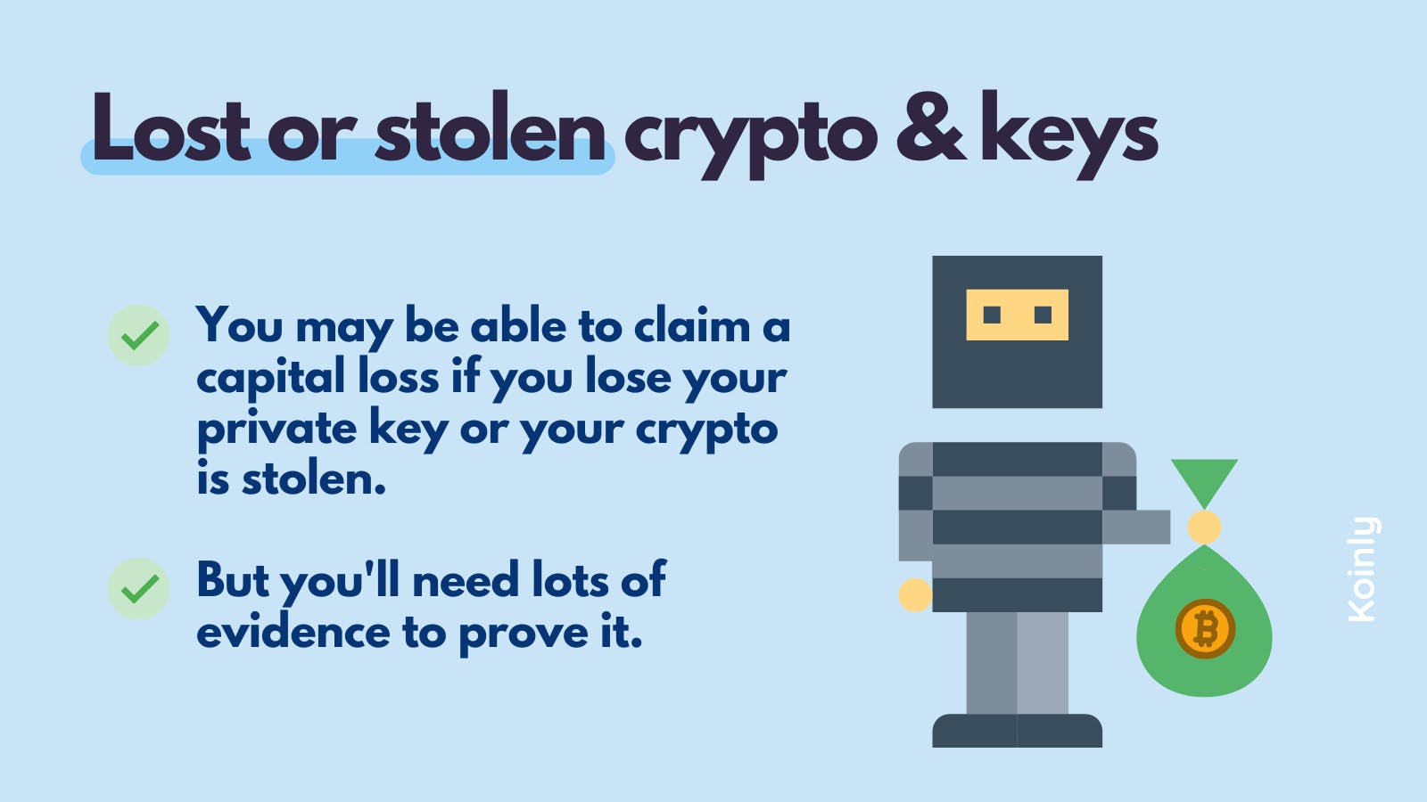 Australia crypto tax lost or stolen