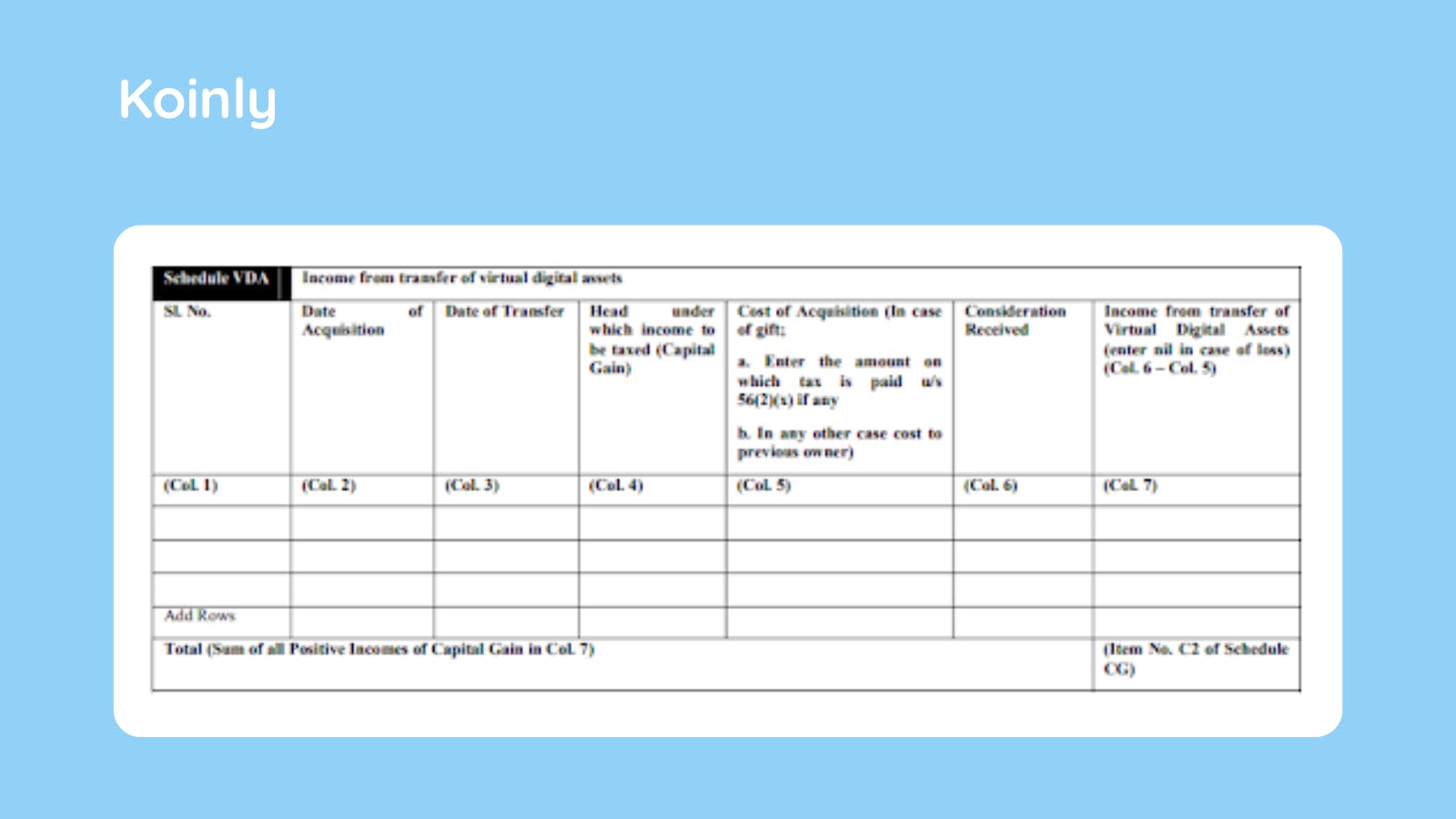 Schedule VDA