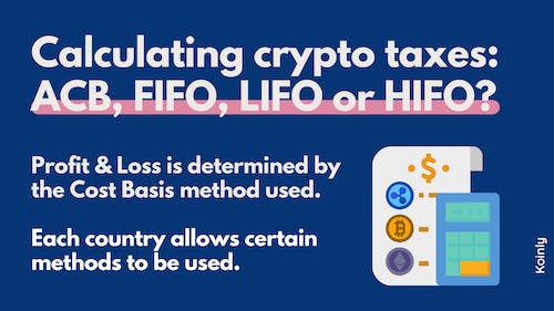 Which Cost Basis For Your Crypto Tax Fifo Vs Lifo Vs Hifo Koinly