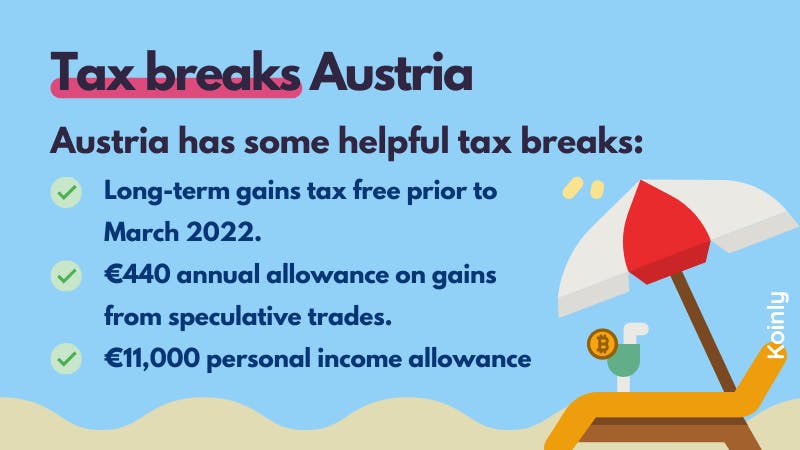 Austria crypto tax breaks