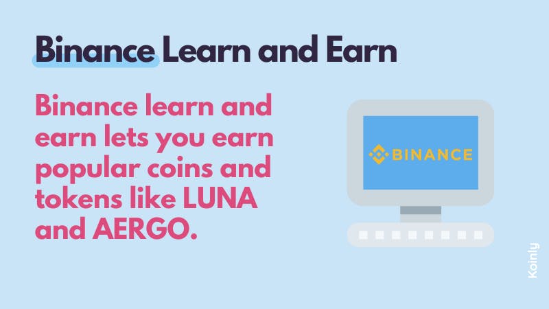 Binance learn and earn crypto