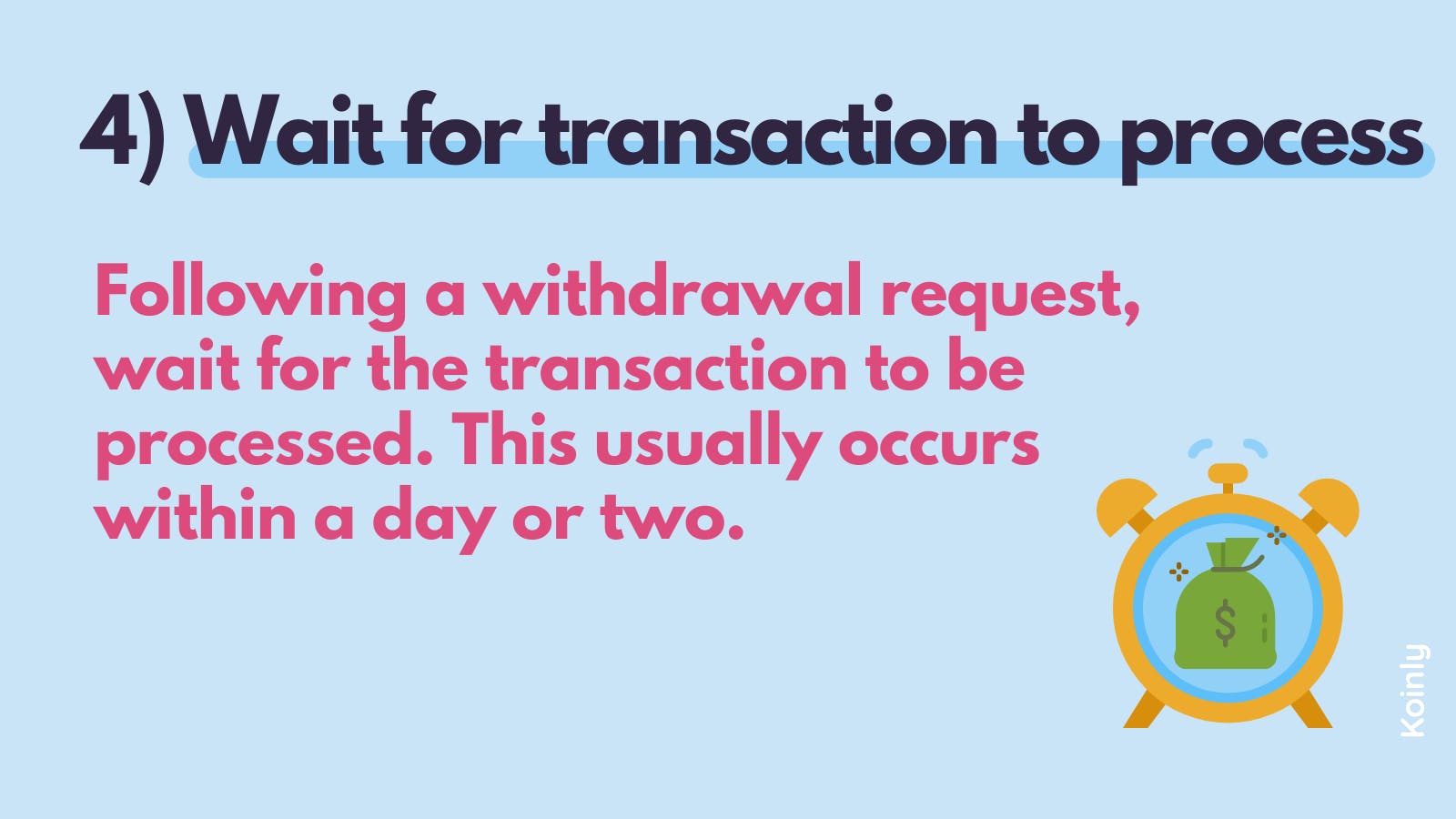 Withdrawal request process