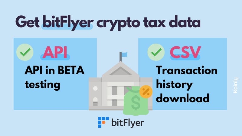 bitFlyer crypto tax reporting