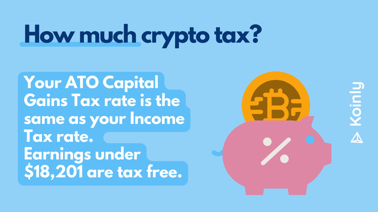 How much tax do you pay on crypto in Australia?