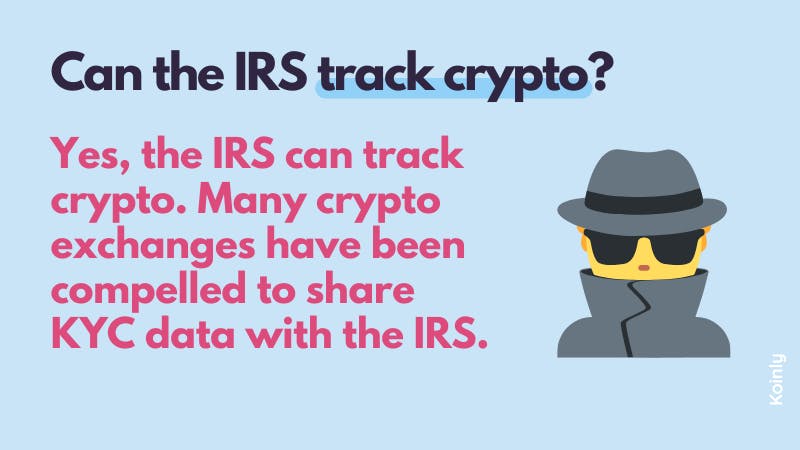 Can the IRS track crypto?
