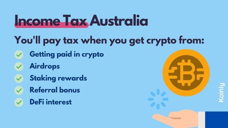 Income Tax on crypto Australia