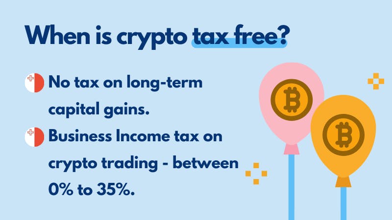 Malta crypto tax free