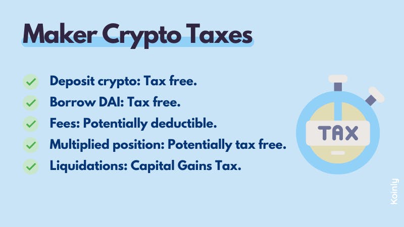 Maker crypto taxes