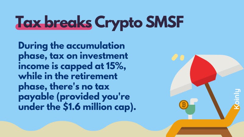 Crypto SMSF tax breaks