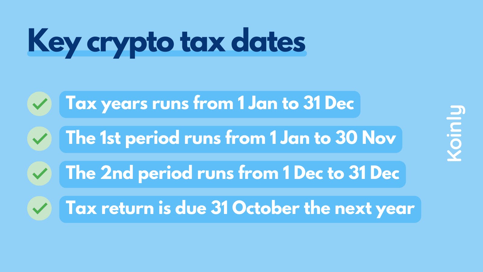 key crypto tax dates