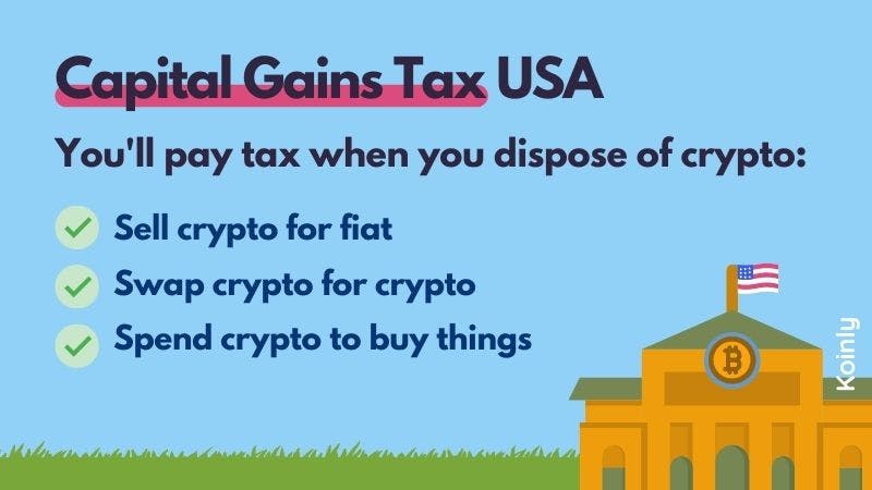 Koinly crypto tax calculator - US Capital Gains Tax on crypto