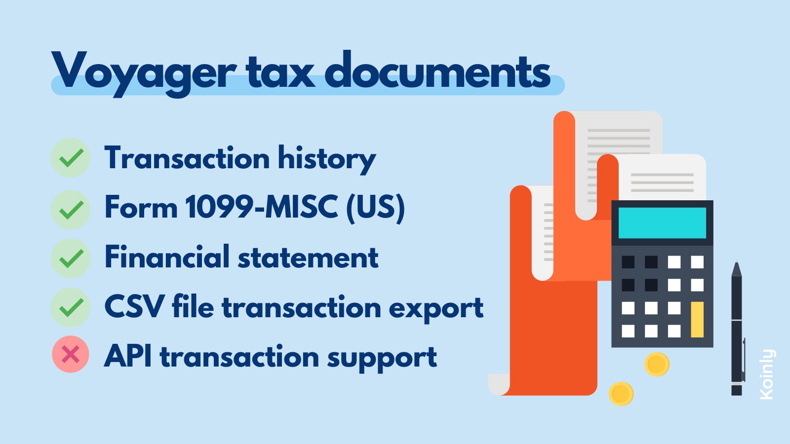 voyager tax report