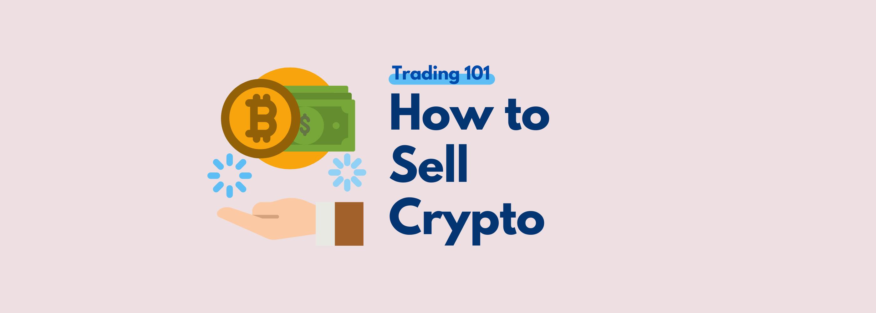 How to sell crypto