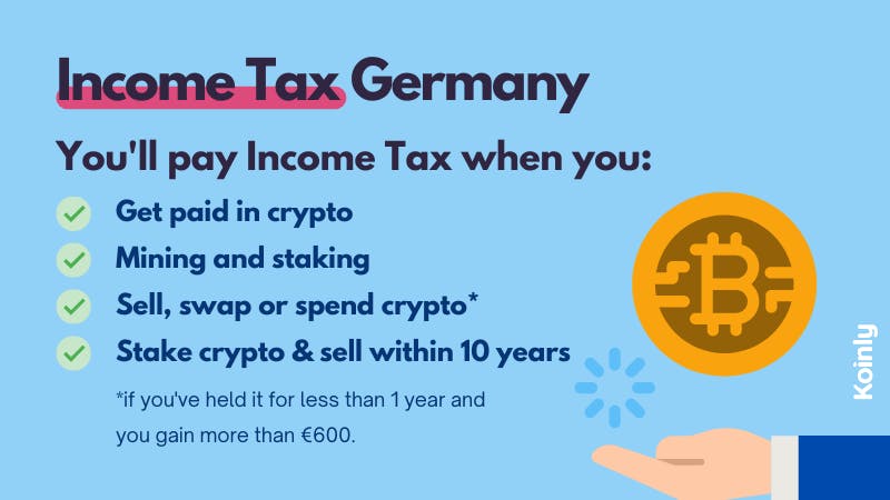Germany crypto Income Tax