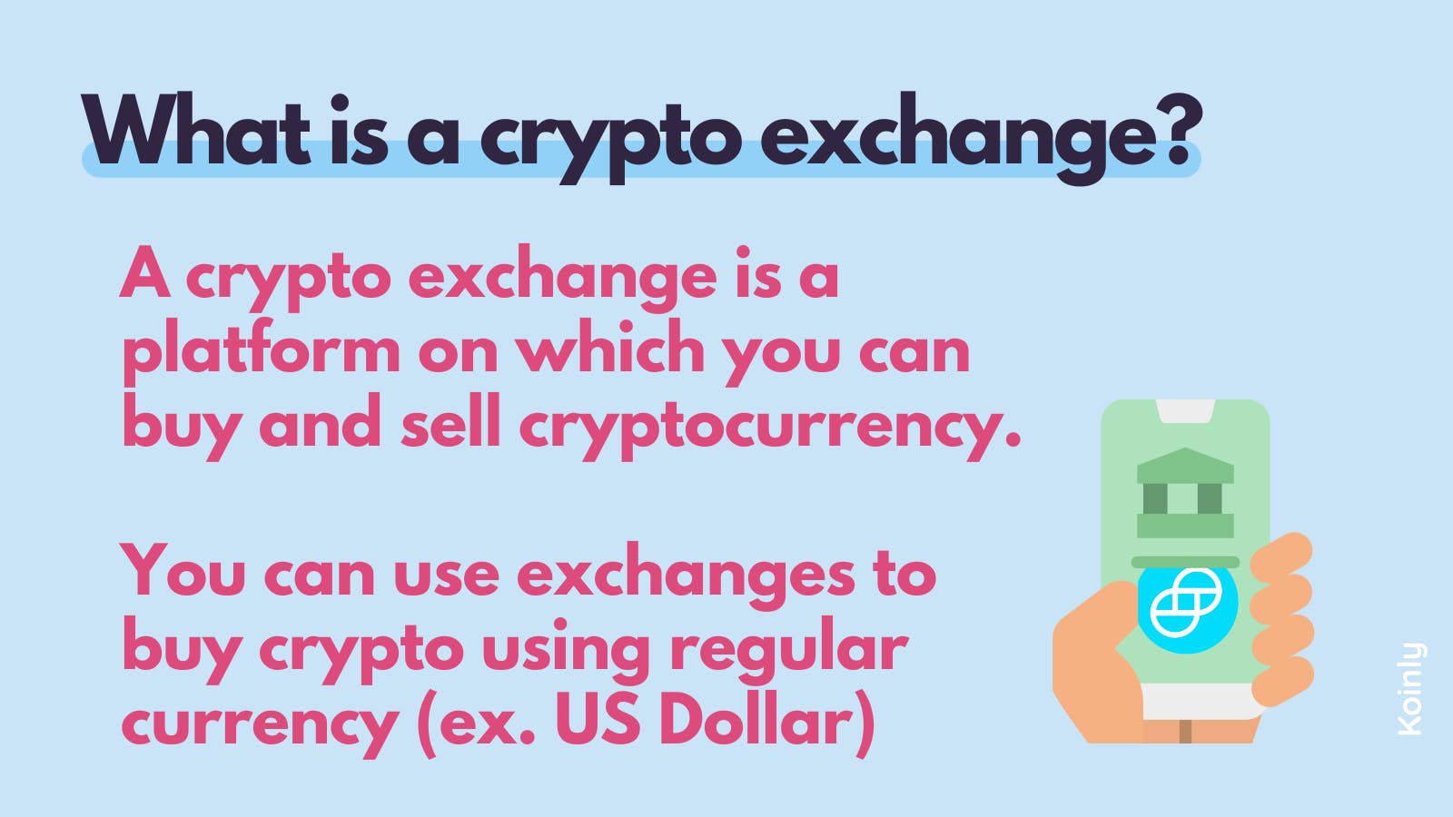 What is a crypto exchange