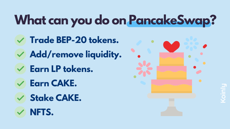 What can you do on PancakeSwap?