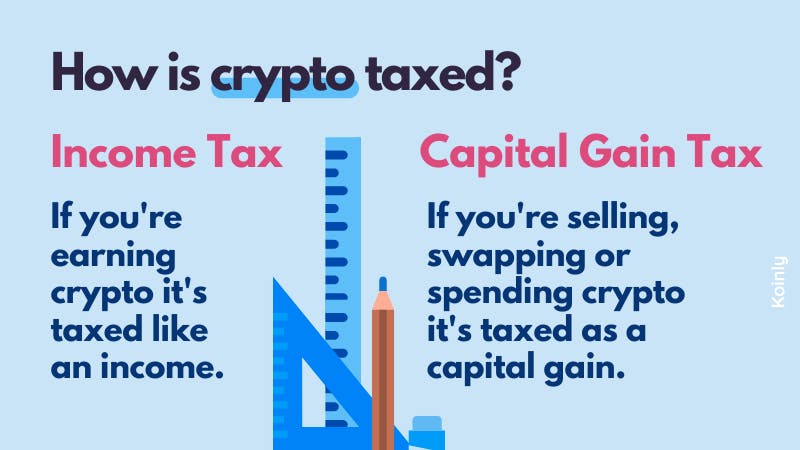 Koinly crypto tax - how is crypto taxed?