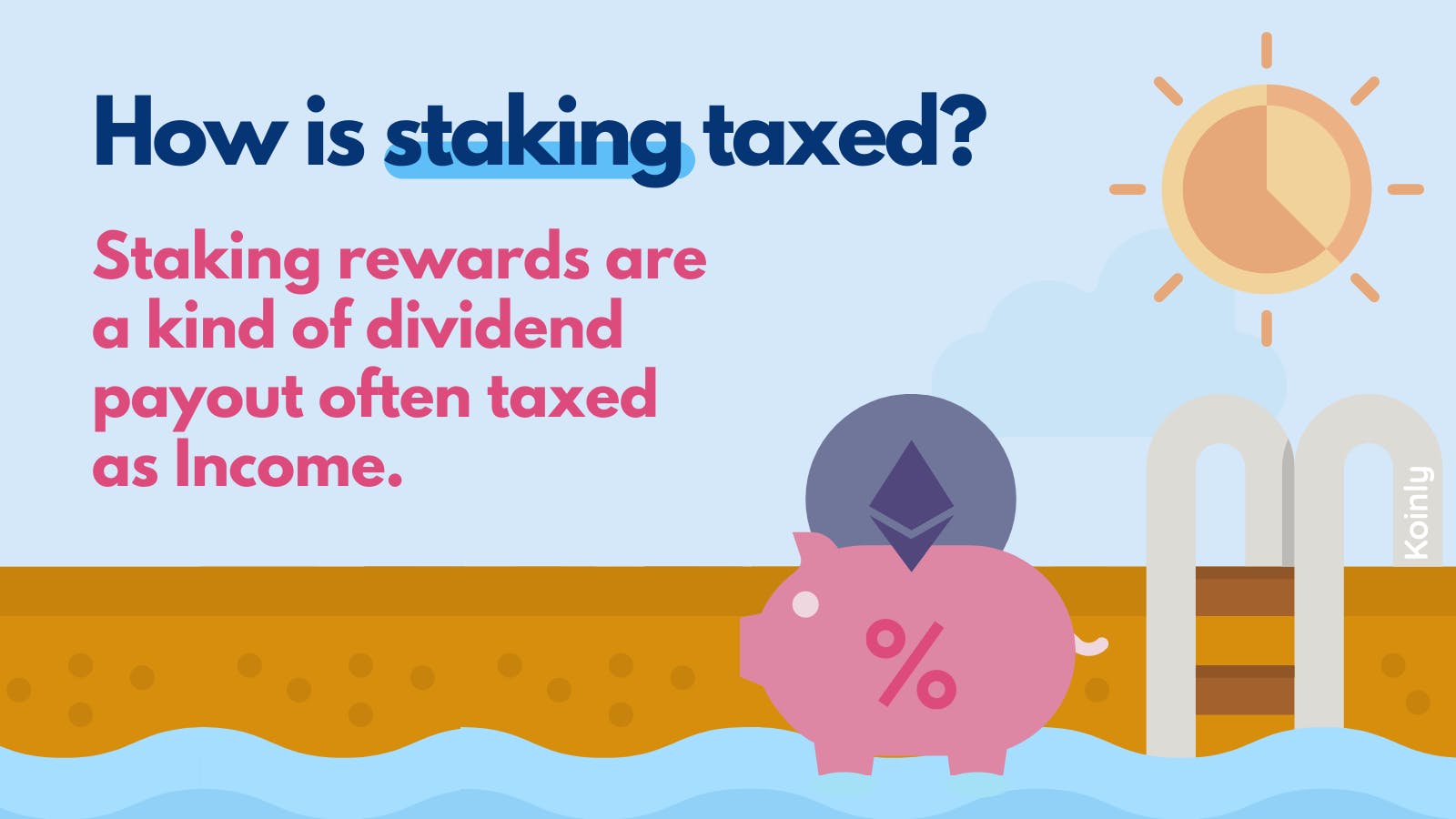 How are staking rewards taxed?
