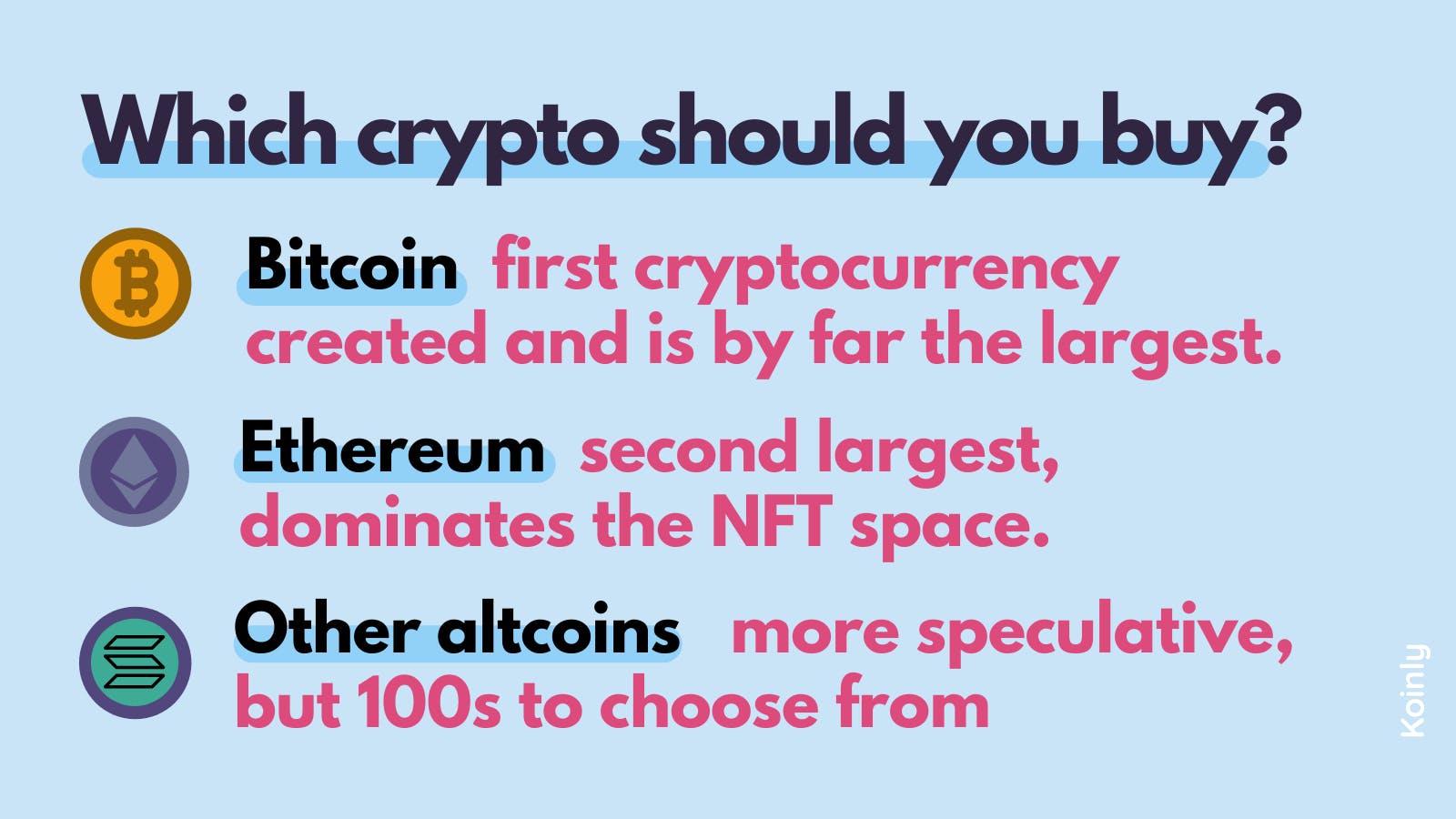 Which crypto should you buy
