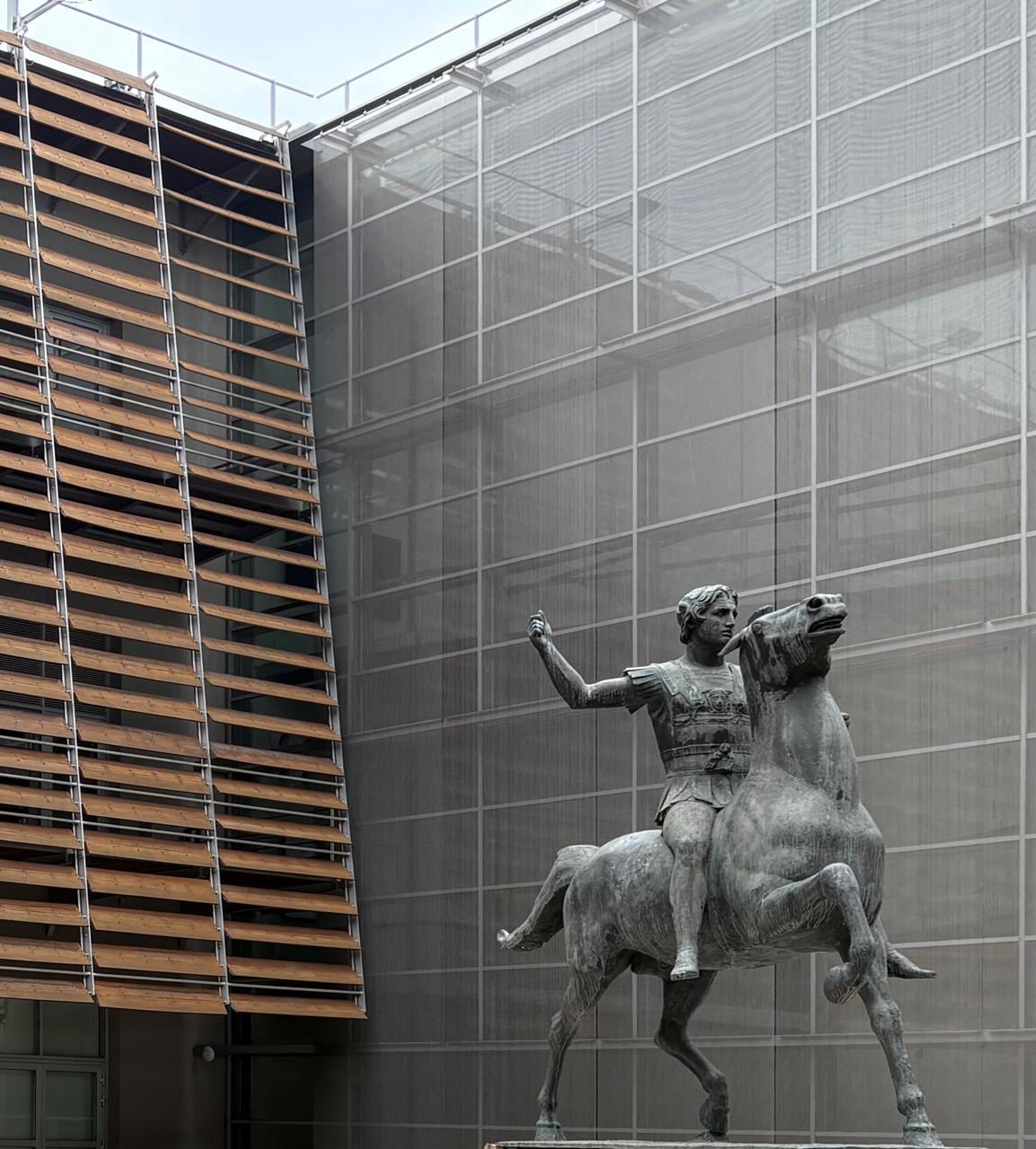 The Statue of Alexander the Great by Yiannis Pappas in Benaki Museum.