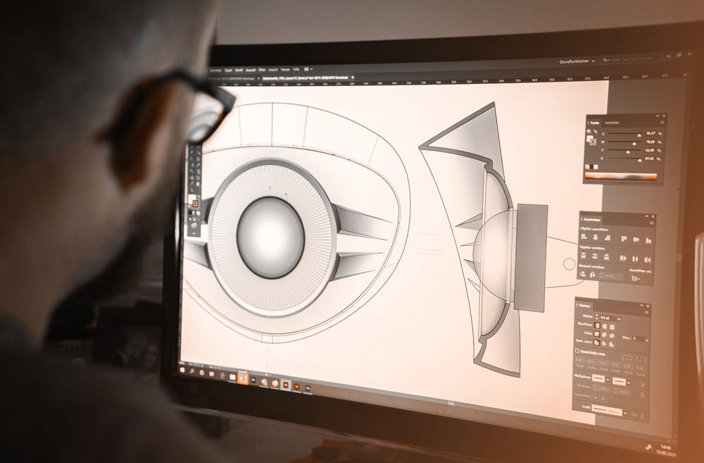 man-kollar-in-i-skarm-CAD-ritning