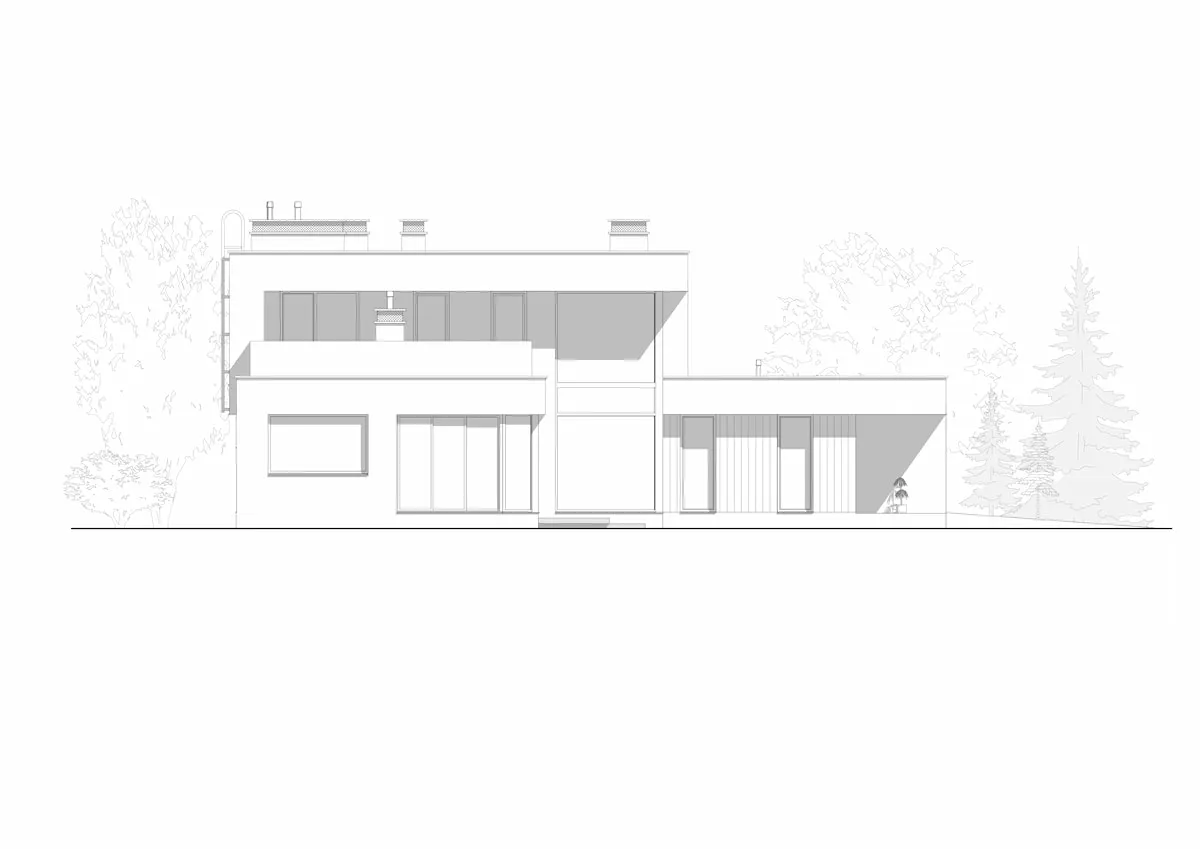 Eli House drawing