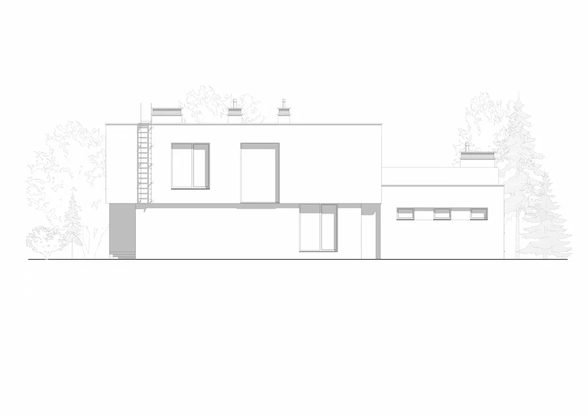 Eli House drawing