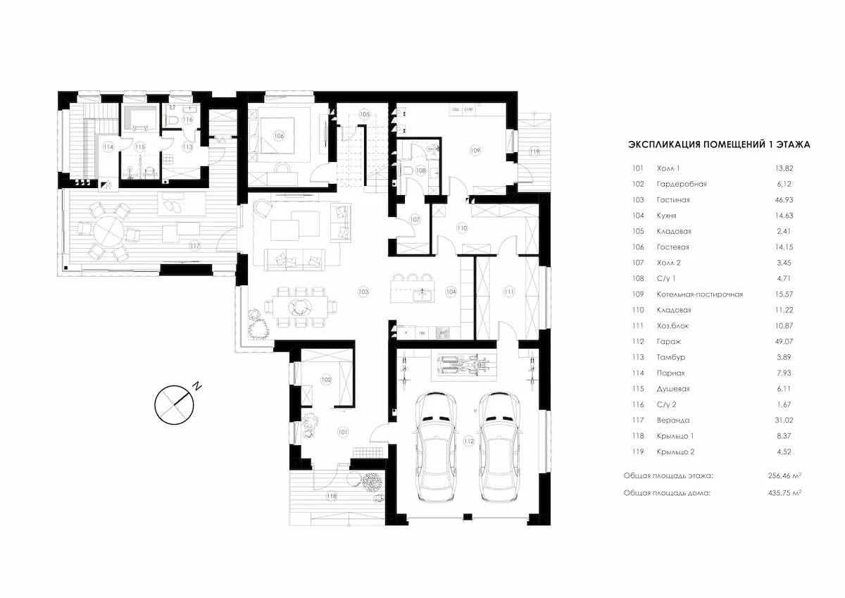Eli House drawing