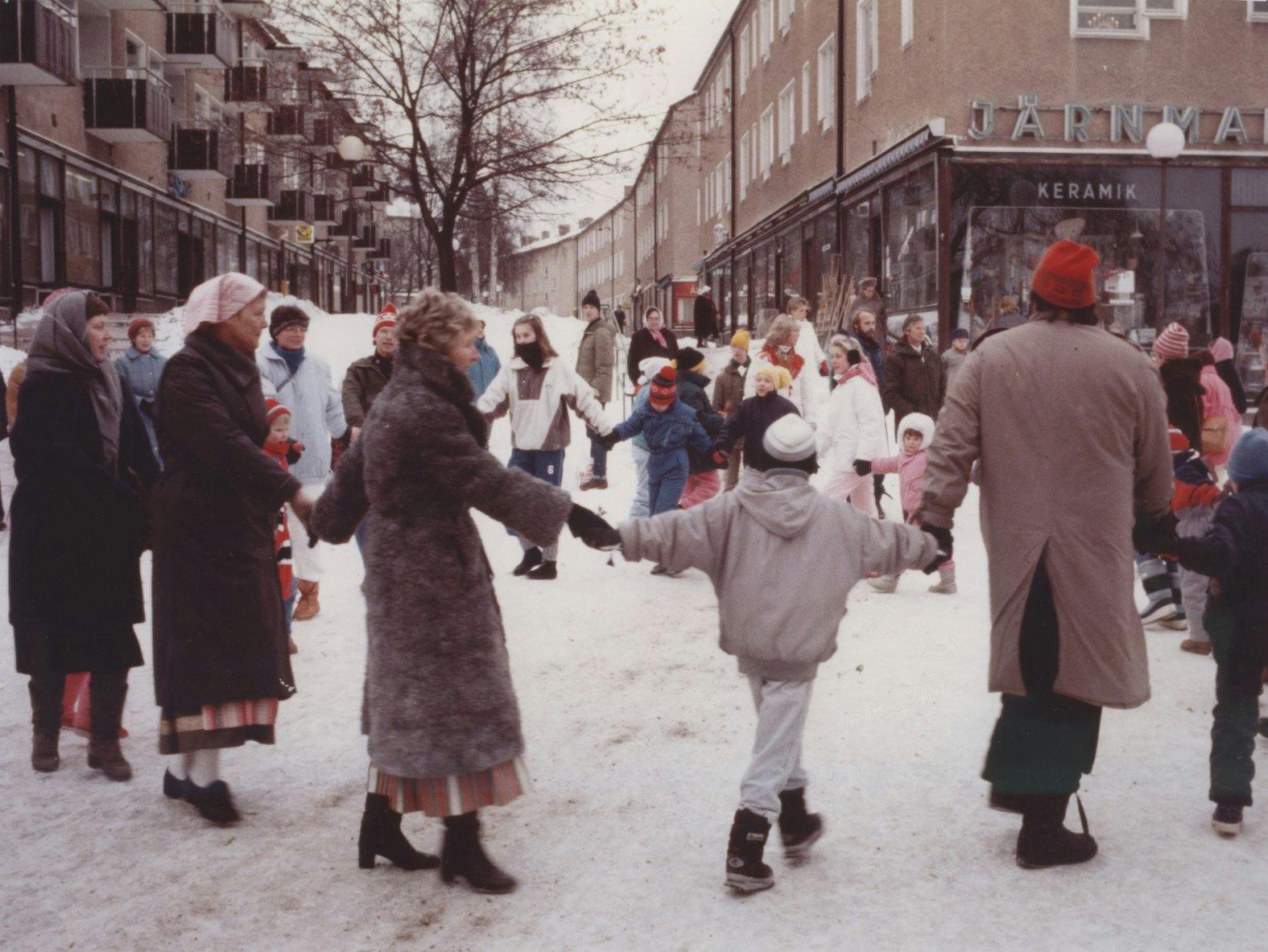 Image: Winter festivities, 80s. From the Hökarängen archive