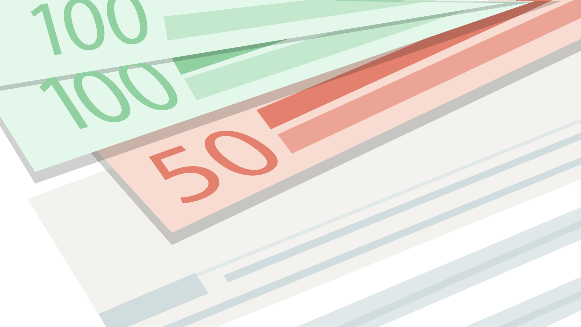 100 und 50 Euro Banknoten zur Frage, wie  nachträgliche Steuervorauszahlungen die Insolvenz bedeuten können.