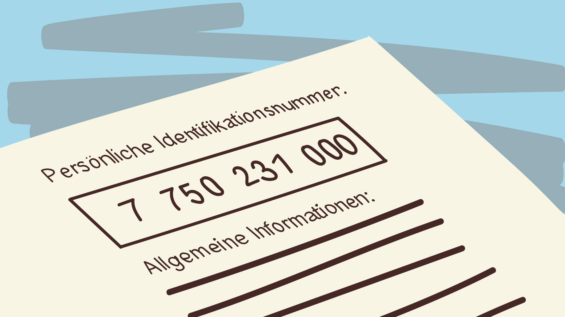 Persönliche Steueridentifikationsnummer des Finanzamts.