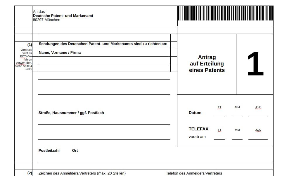 patent-anmelden