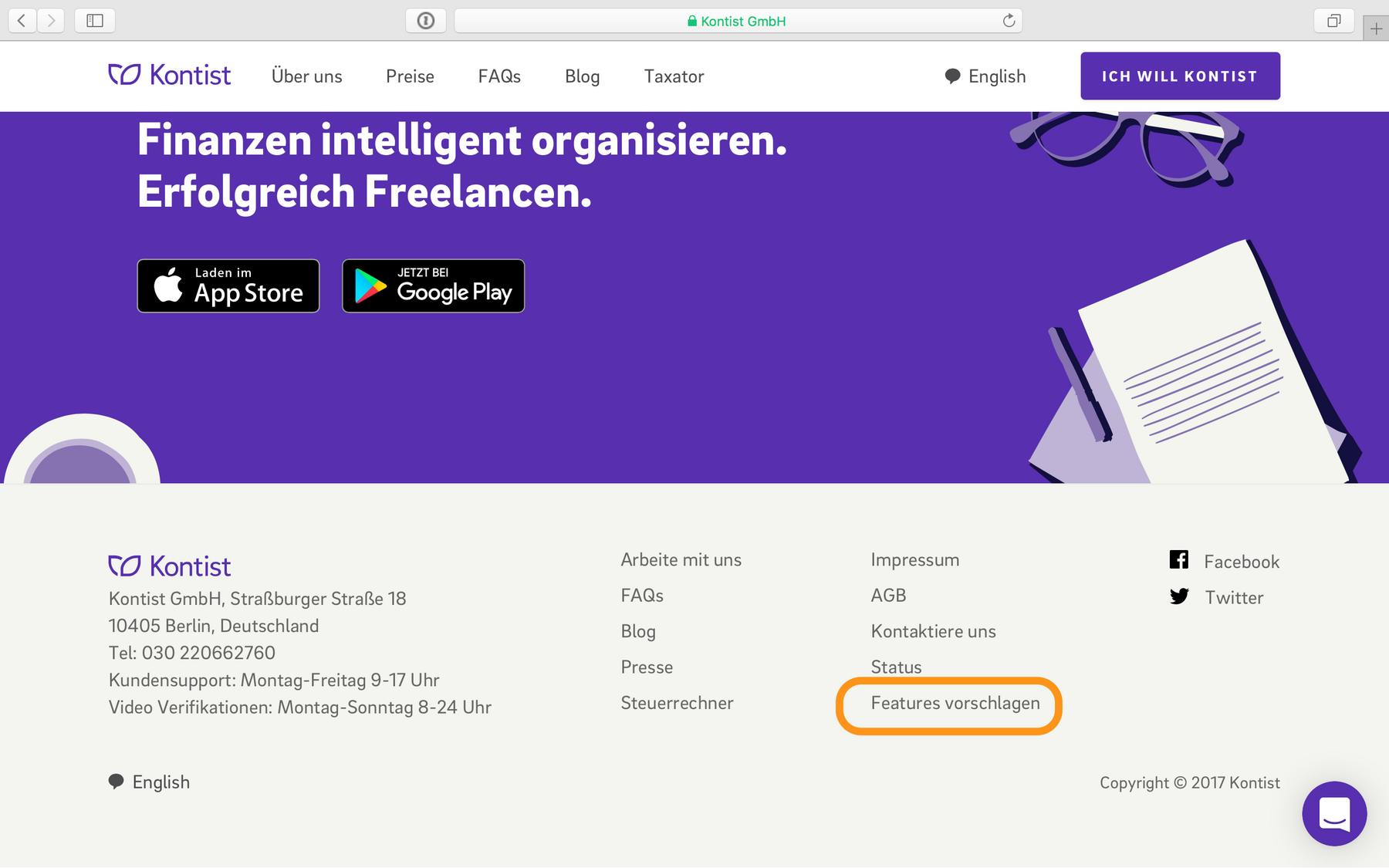 features-vorschlagen