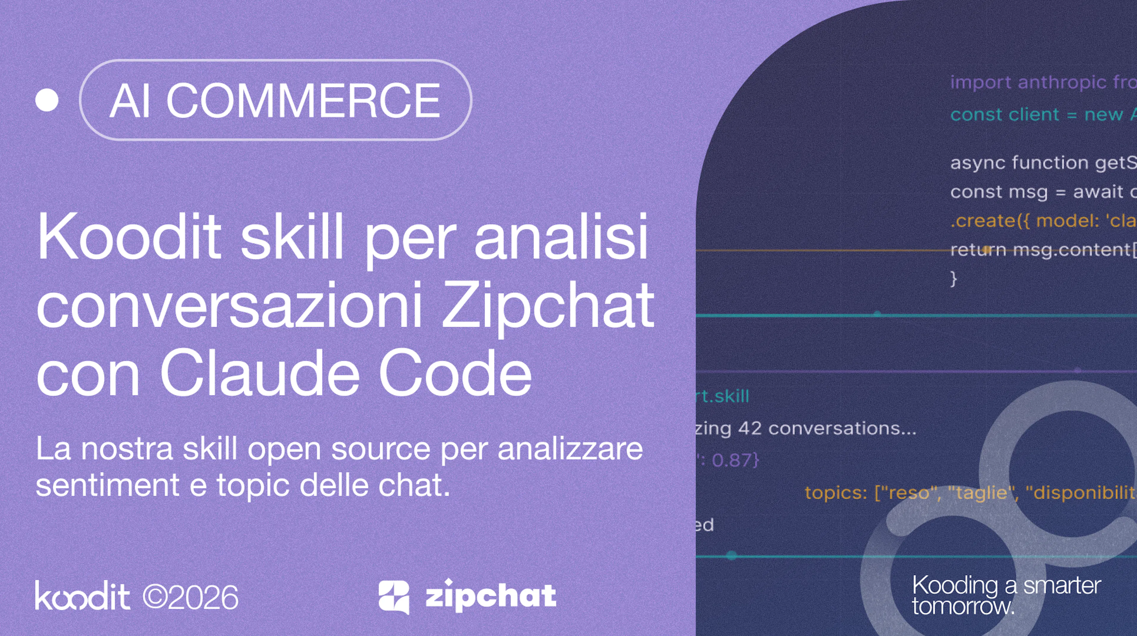 Koodit skill conversazioni Zipchat Claude Code