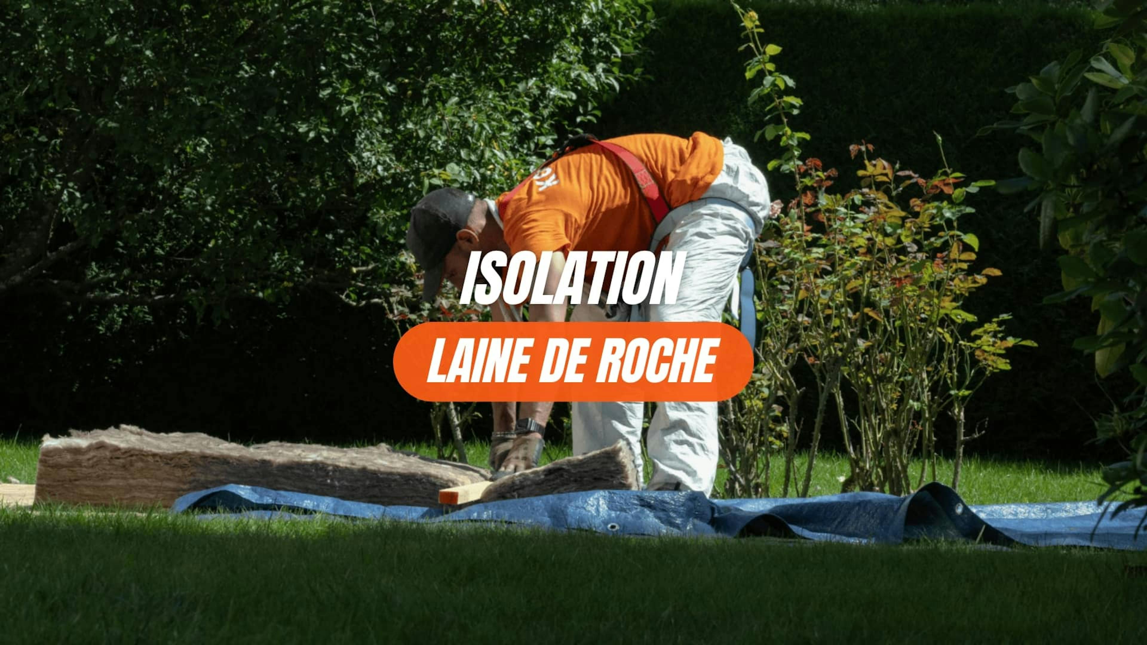 Laine de roche isolation