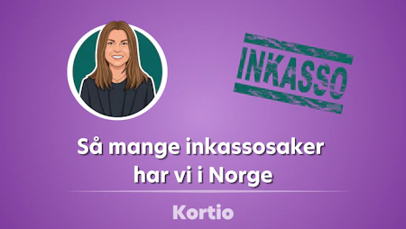 Så mange inkassosaker har vi i Norge