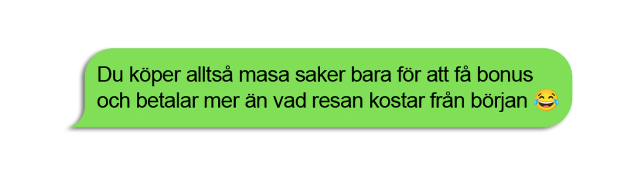 Svar på kommentar