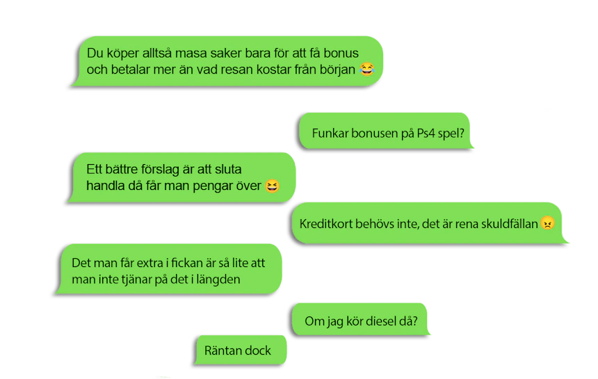 Svar på kommentarer