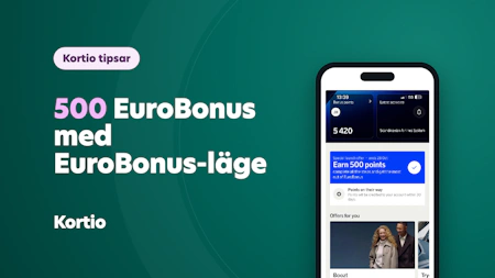 Tjäna 500 EuroBonus via SAS nya Eurobonus-läge