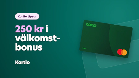 250 kr i välkomstbonus med Coop Mastercard Mer