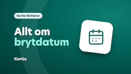 Brytdatum på kreditkort