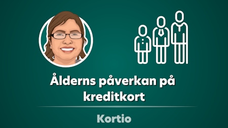 Åldern avgör hur vi väljer kreditkort
