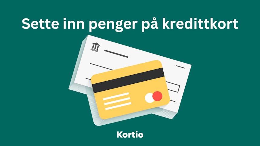 Sette inn penger på kredittkort