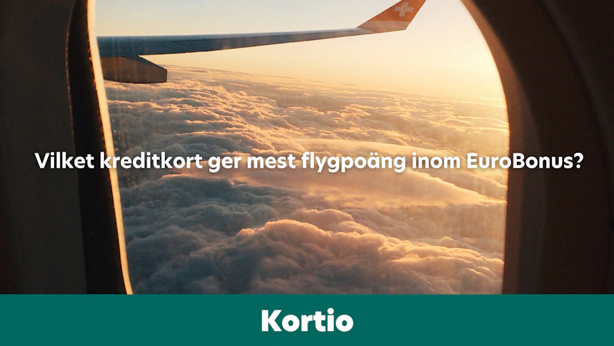 Kreditkortet som ger mest flygpoäng inom EuroBonus