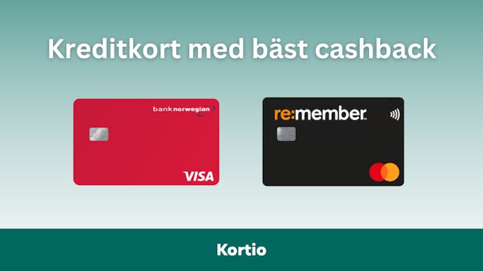 Kreditkort med bäst cashback