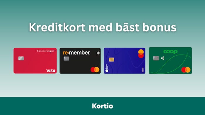 Kreditkort med bäst bonus