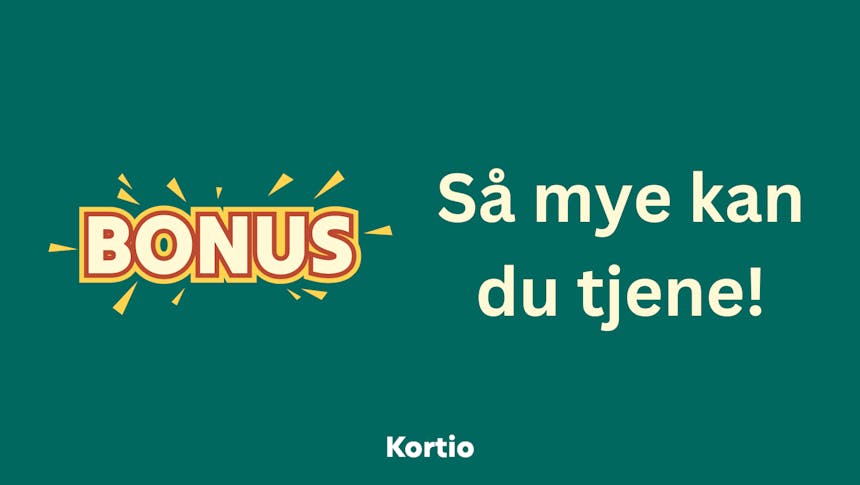 Bonus med kredittkort: Så mye kan du tjene!